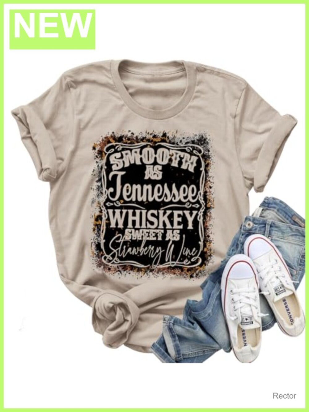 Women's Vintage Country Graphic T-Shirt Short Sleeve Cotton Polyester Crew Neck